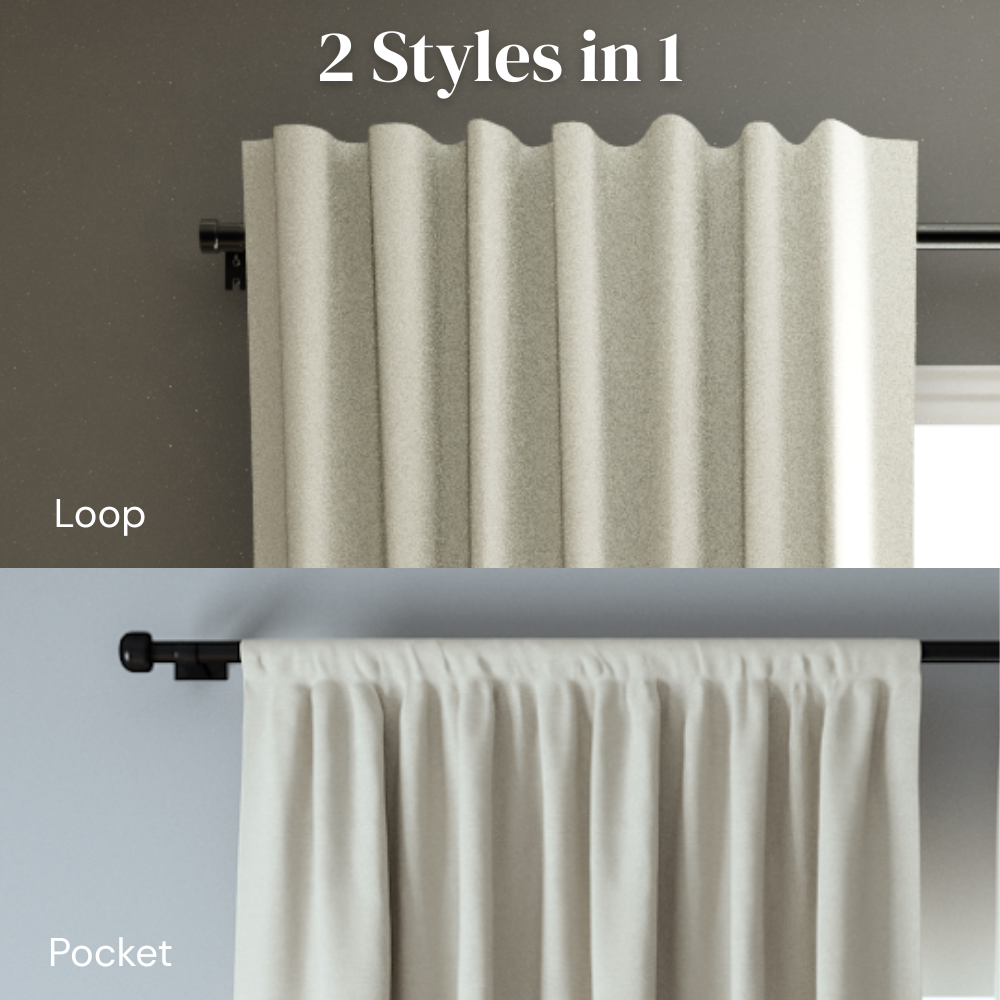 Sleepout® Home 2.0 100% Blackout Curtains (2 Panels)