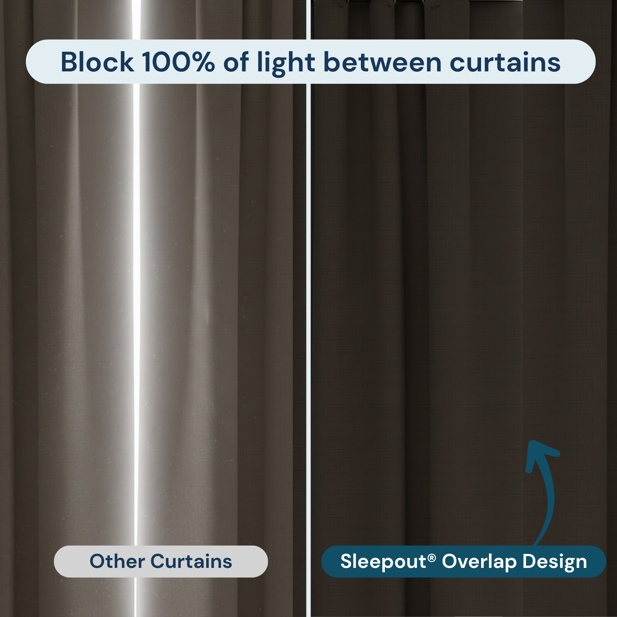 Sleepout® Loop Blackout Curtains