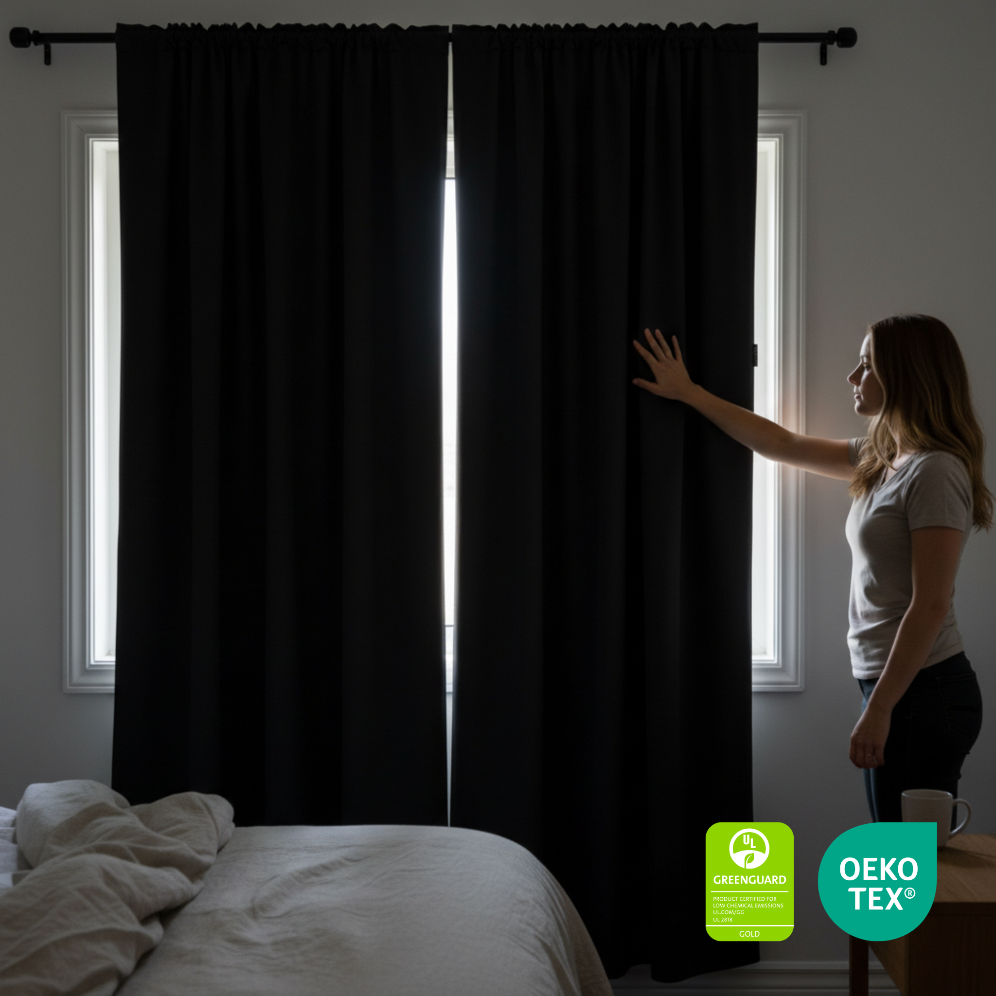 Sleepout® Loop Blackout Curtains (Set of 2)