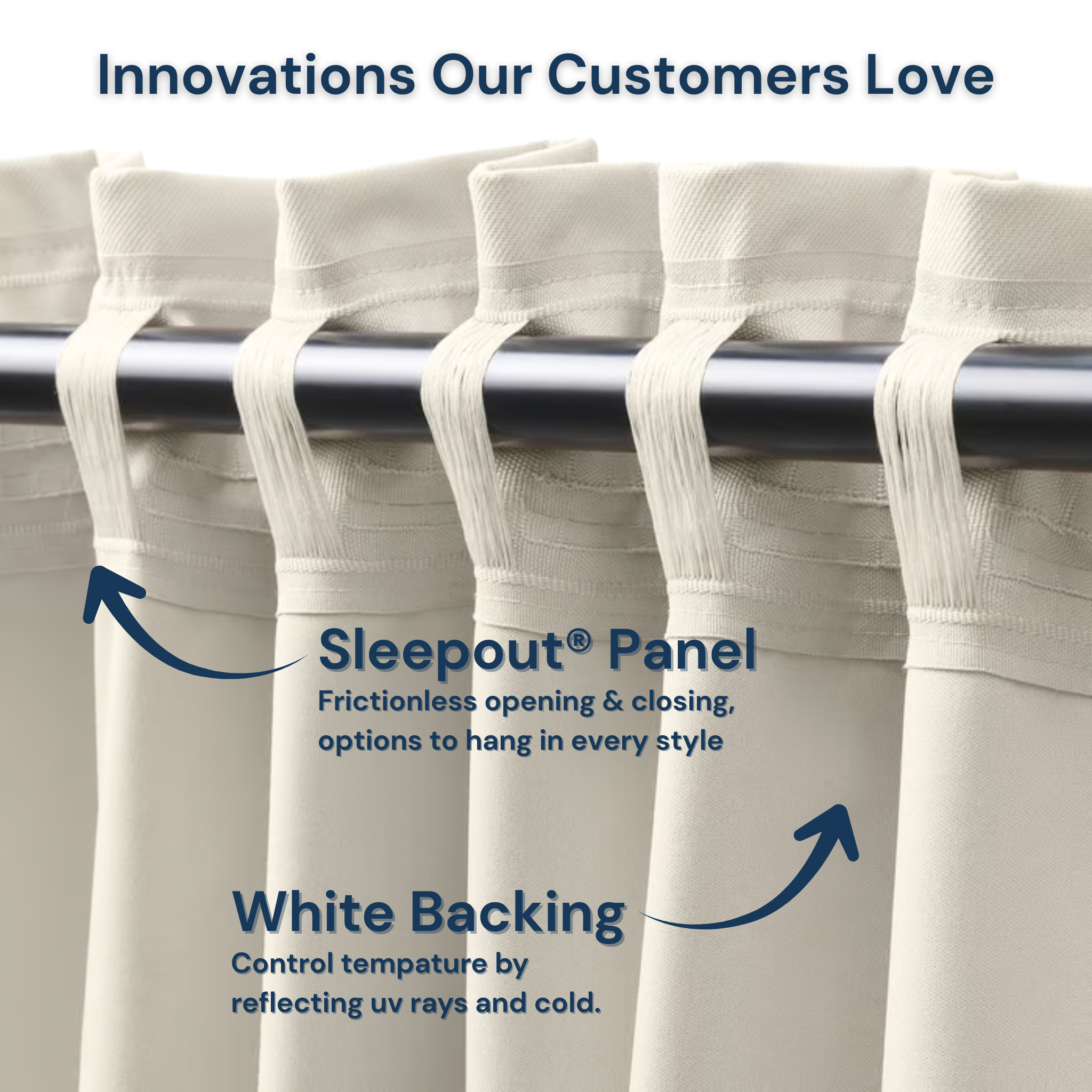 Sleepout® Loop Blackout Curtains