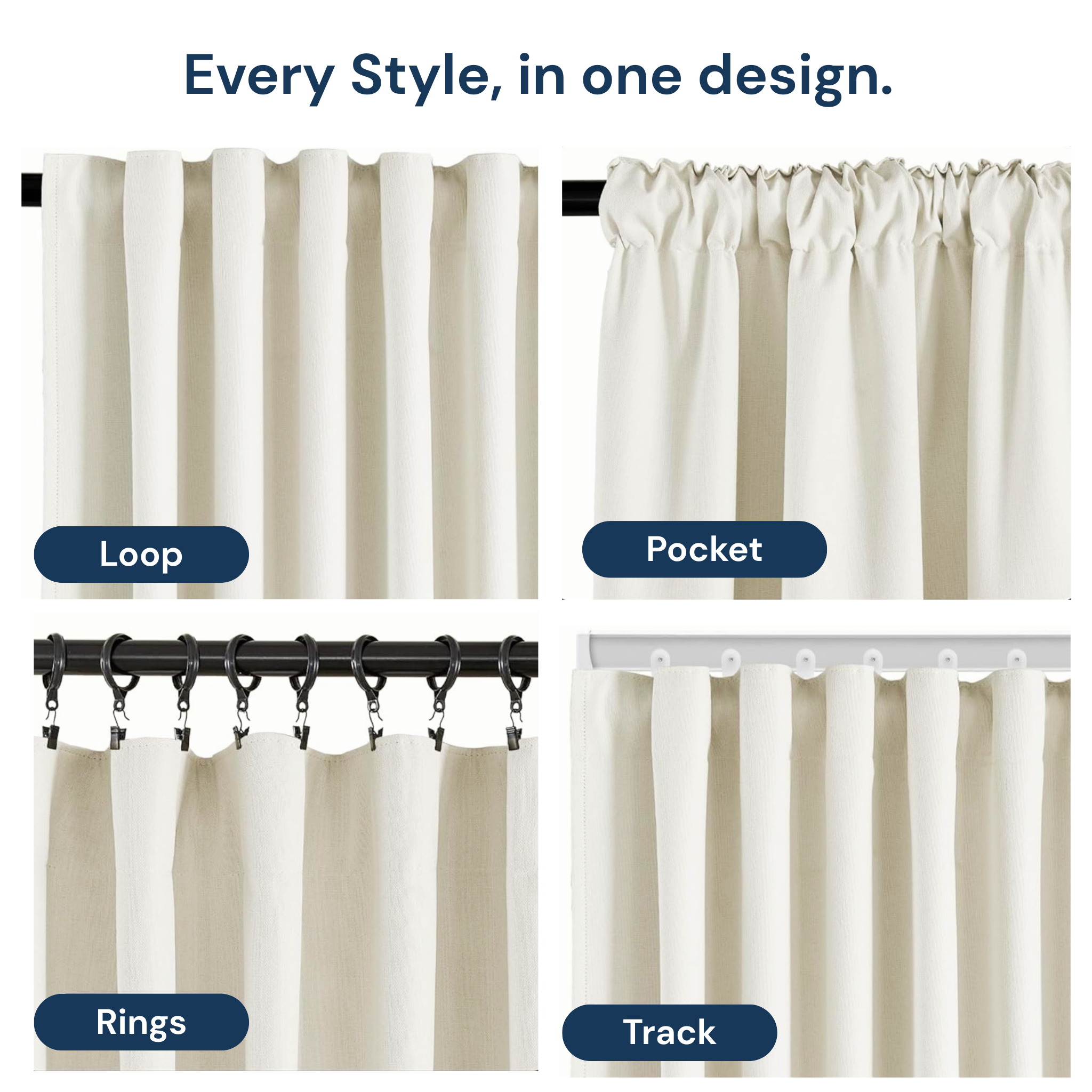 Sleepout® Loop Blackout Curtains