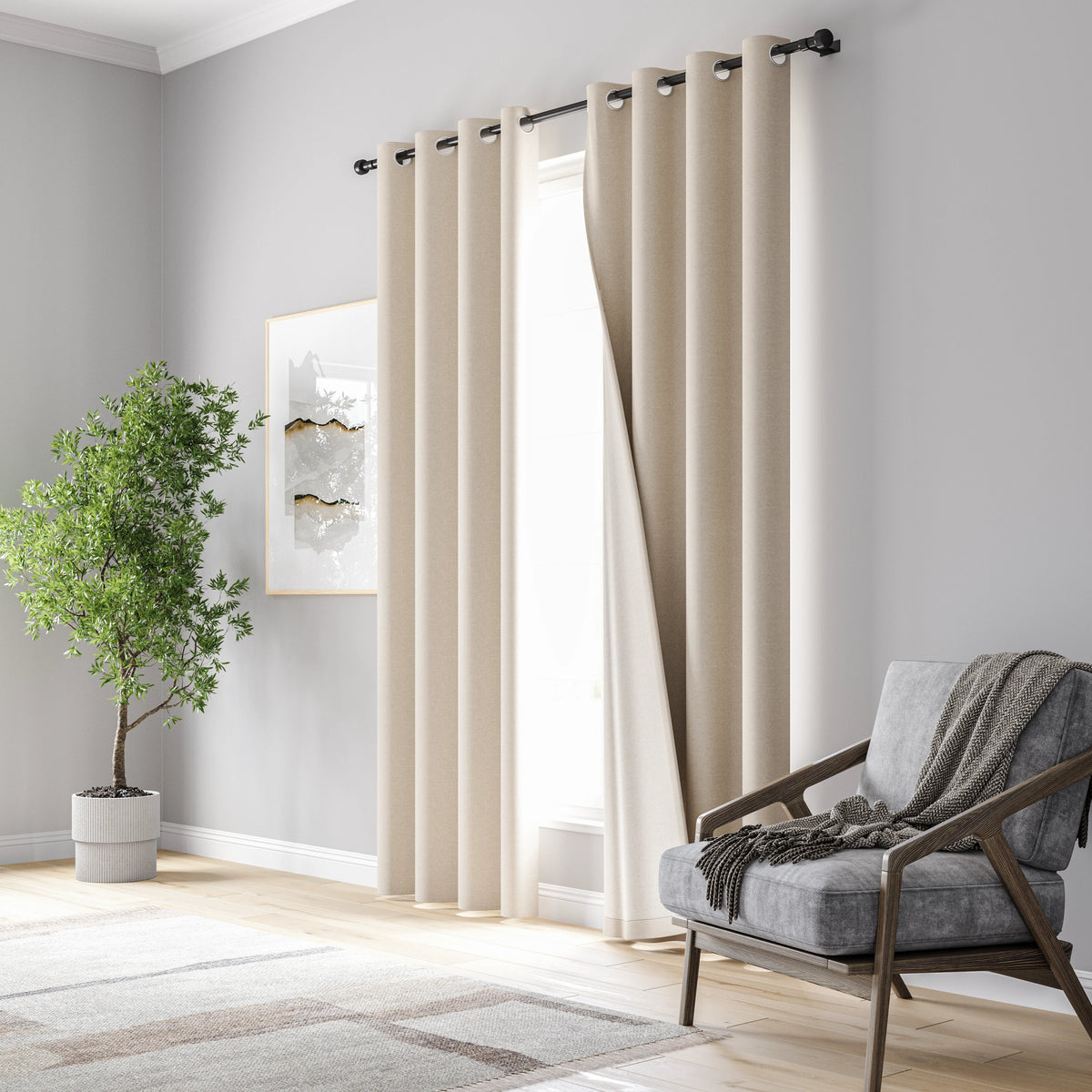 Illustration of Blackout Curtains For Sleep