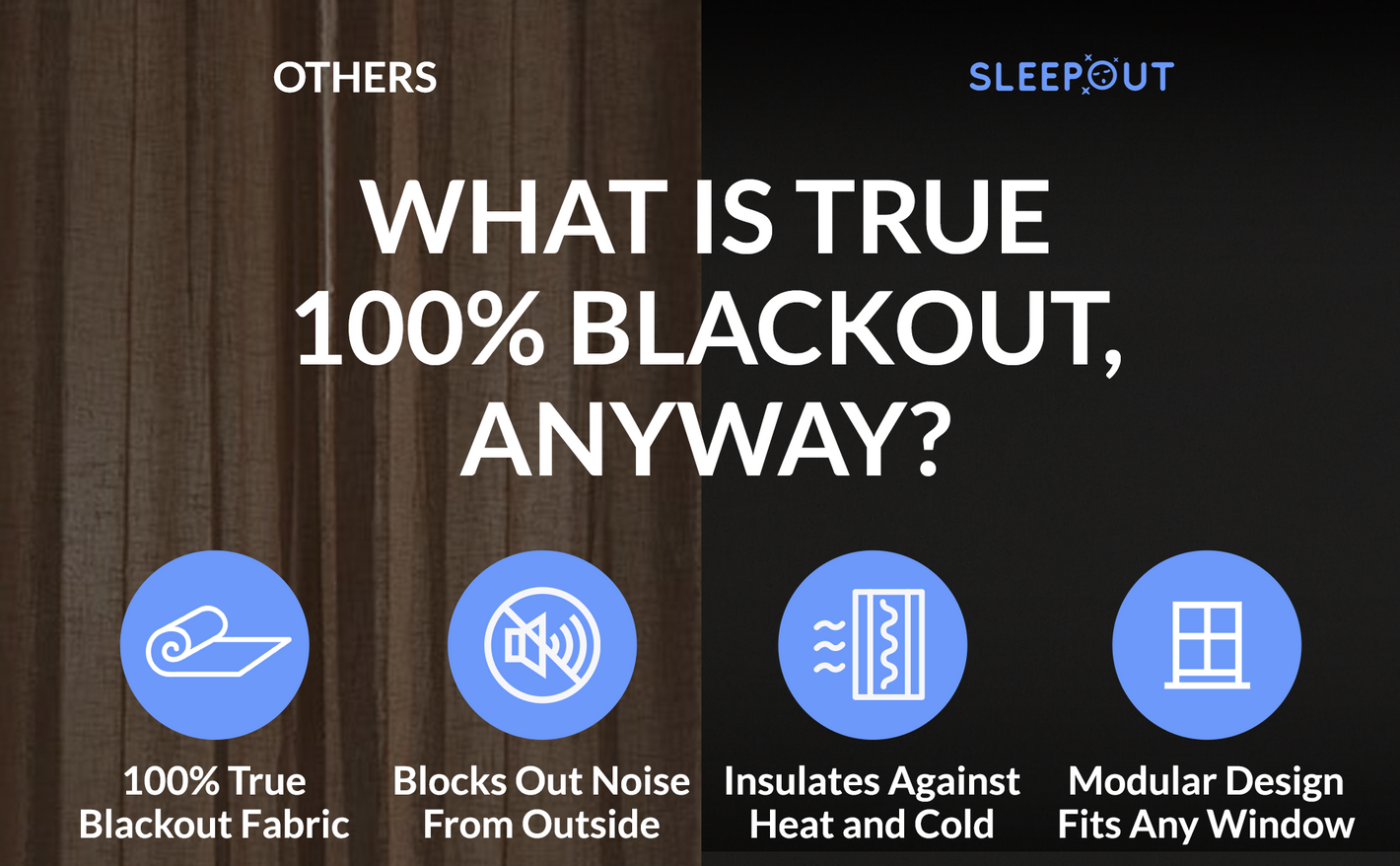 Sleepout® Official  100% Blackout Curtains