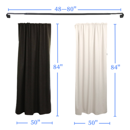 Sleepout® Blackout Curtains and Rod