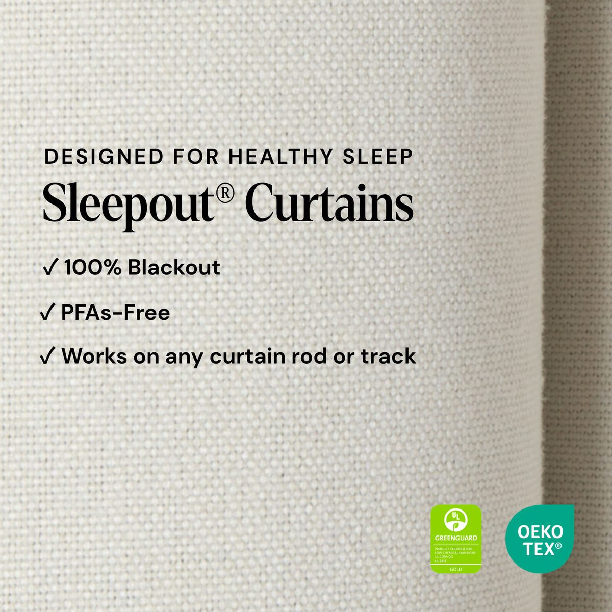 Sleepout® Loop Blackout Curtains (Set of 2)