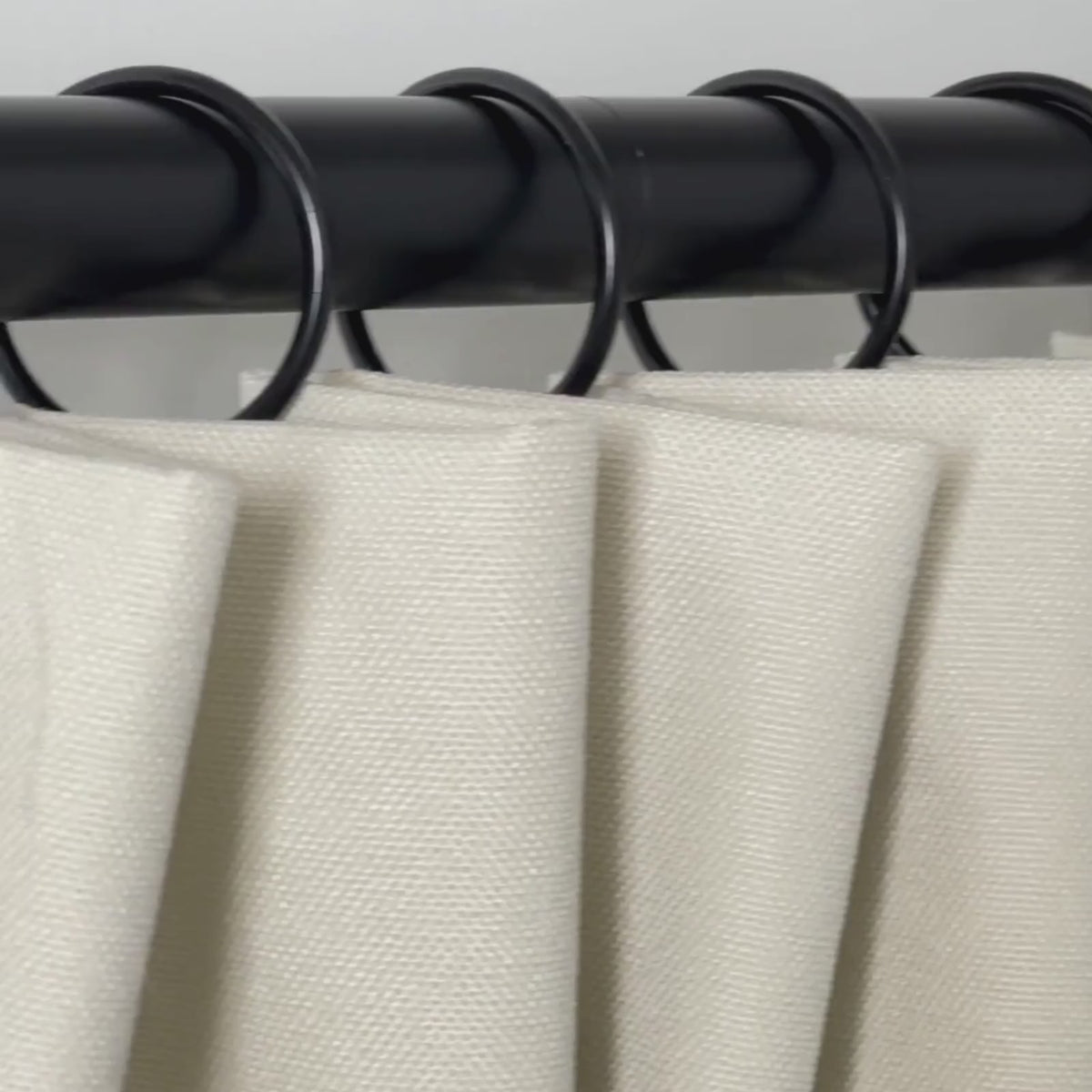Load video: Sleepout® Loop Blackout Curtains (Set of 2)
