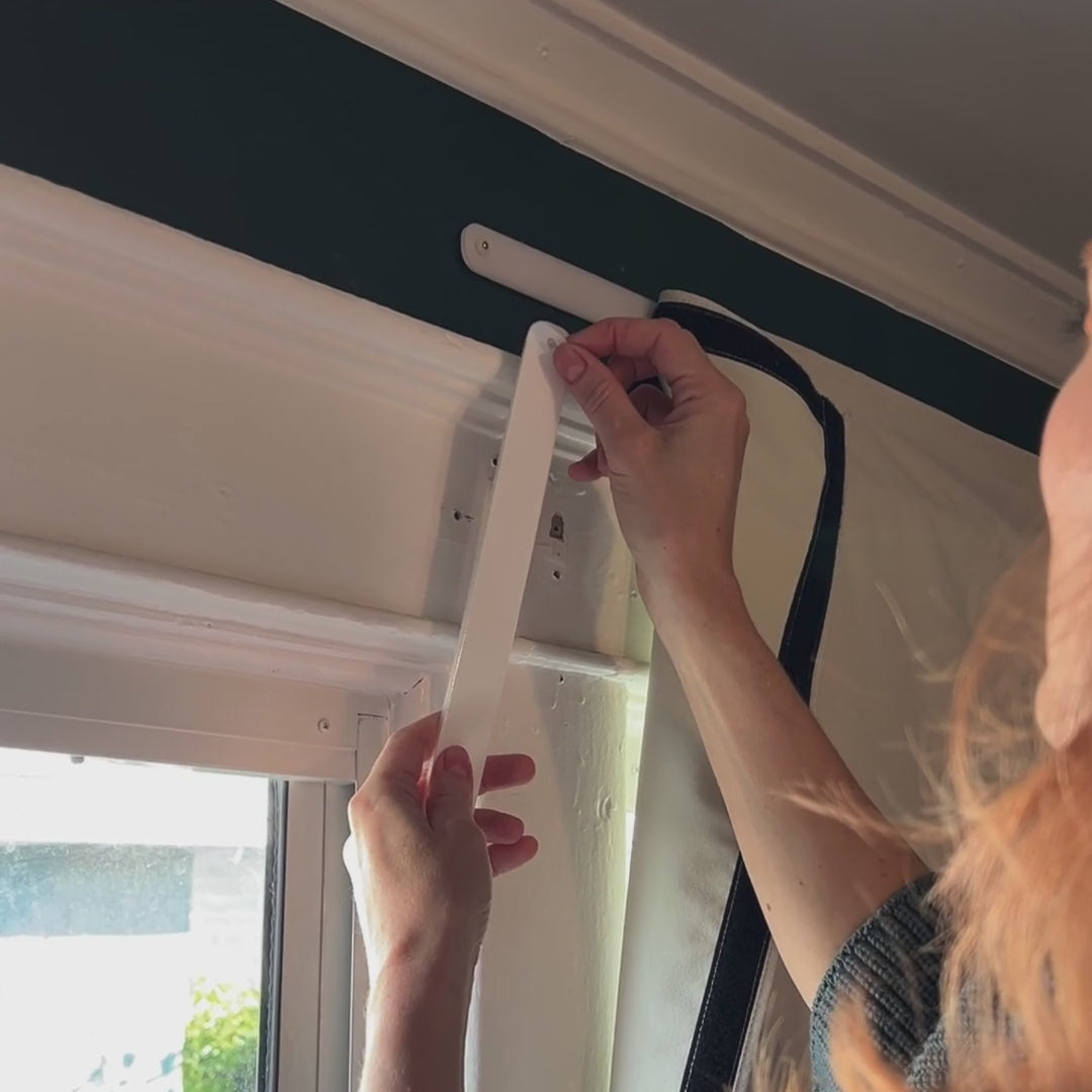 Load video: Sleepout® Velcro Blackout Shade