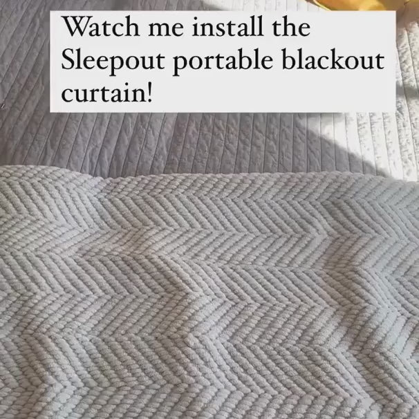 Load video: Sleepout® Portable Blackout Curtain 3.0
